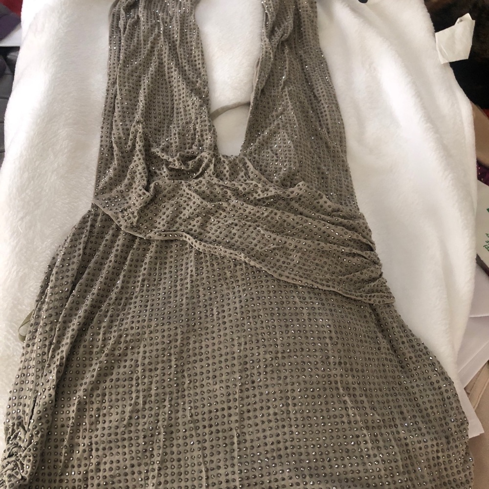 Crystal beaded dress